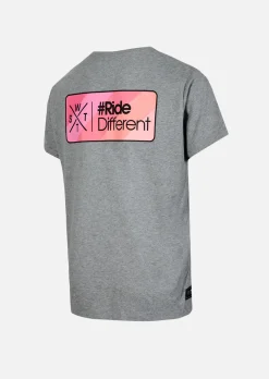 T-shirt XVIBES - MEDIUM MISTY GREY