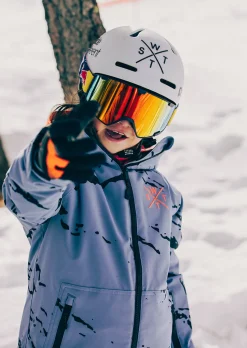 Veste de ski Arrow Junior - Camouflage Bleu Gris