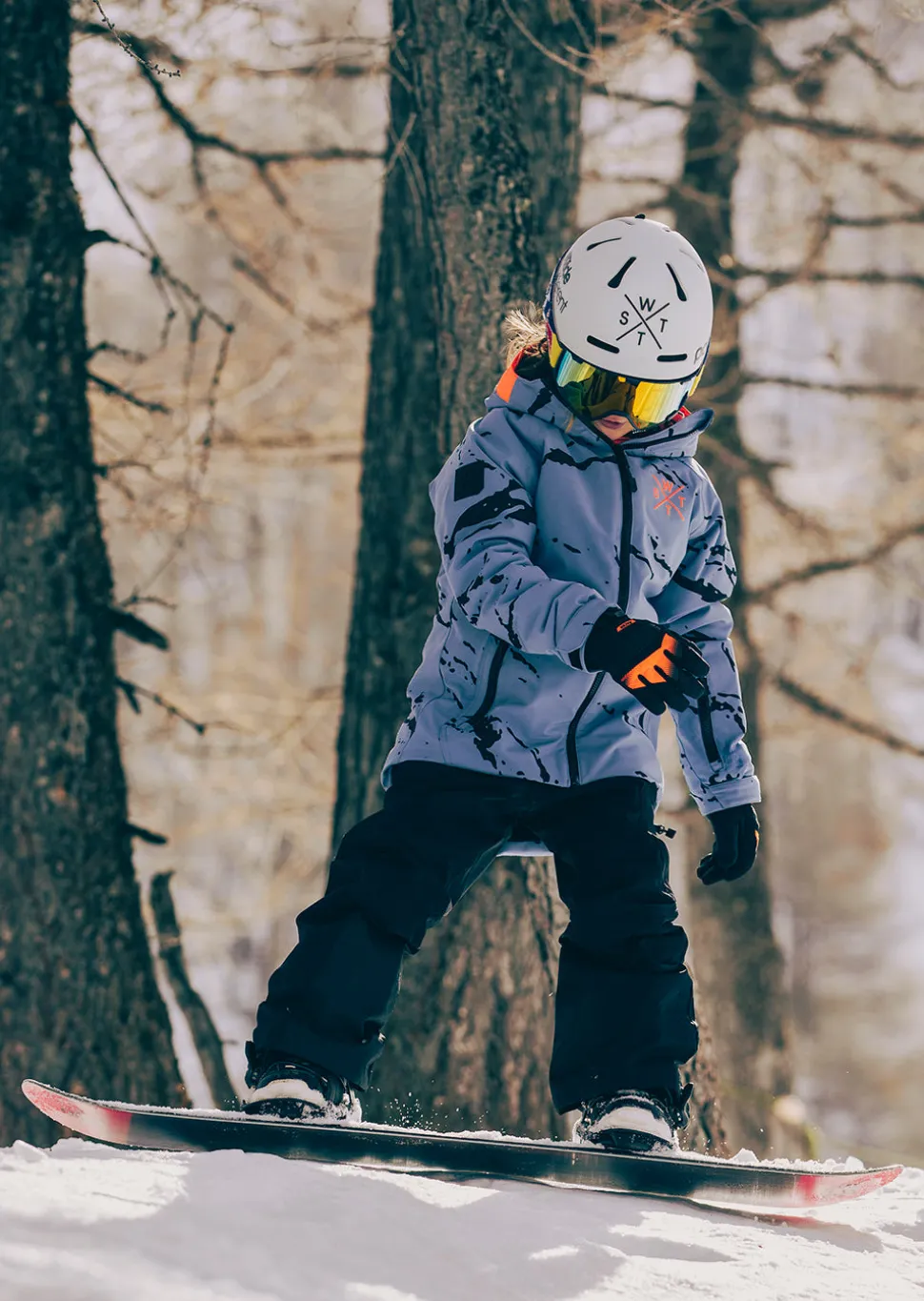Veste de ski Arrow Junior - Camouflage Bleu Gris