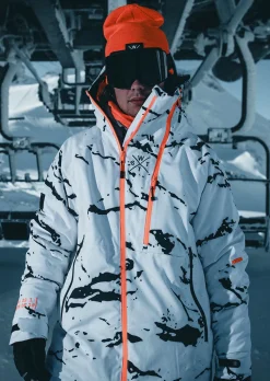 Veste de ski Venom - Camouflage Blanc