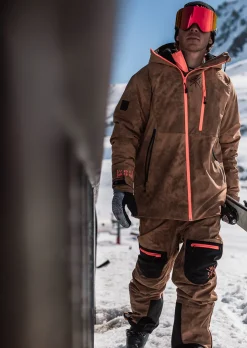 Veste de ski Venom - Marron Tie and Dye