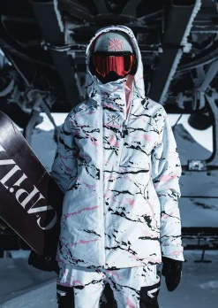 Veste de ski Venom-G - Camouflage Bleu Clair