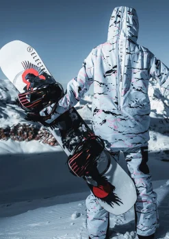 Veste de ski Venom-G - Camouflage Bleu Clair