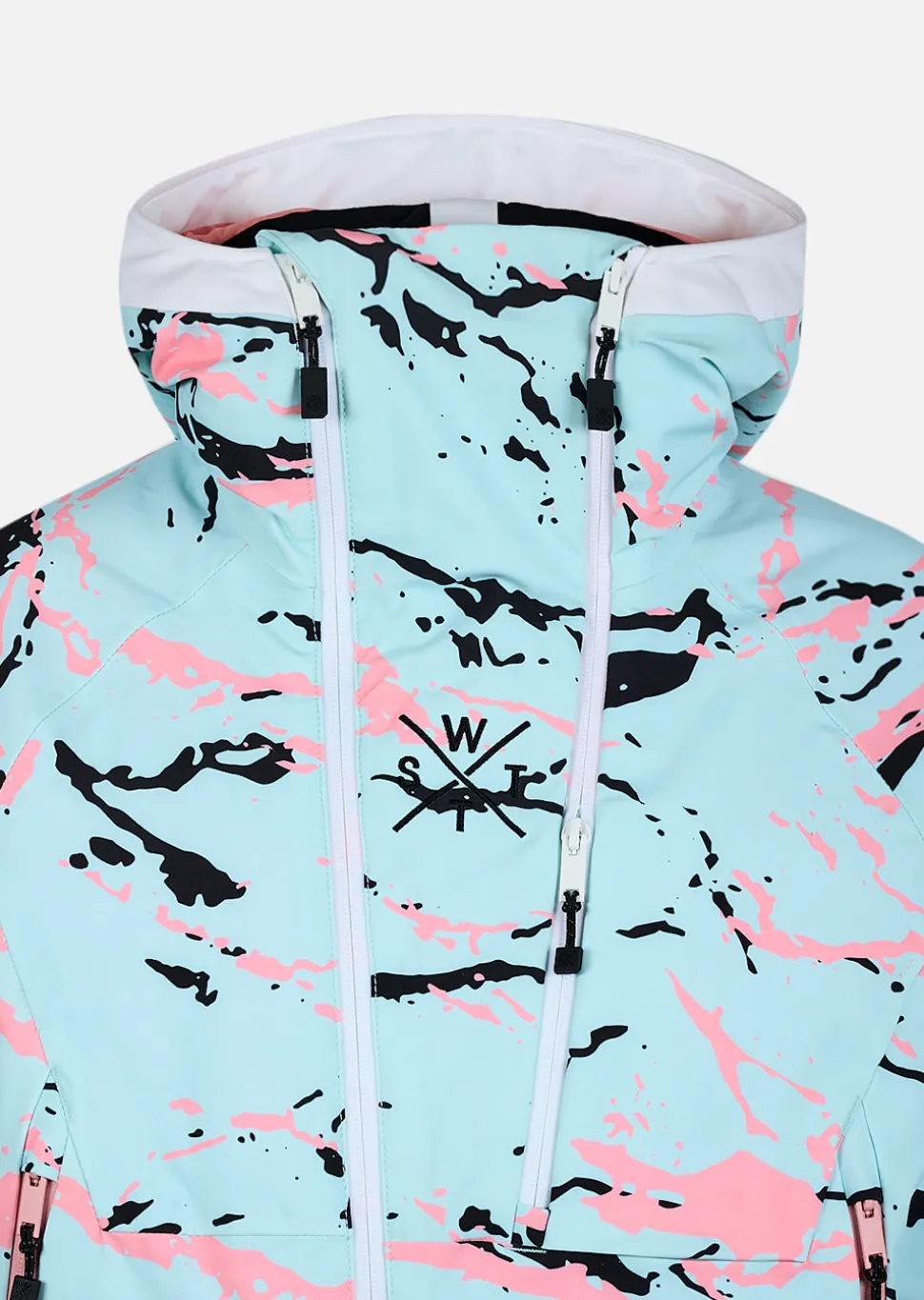 Veste de ski Venom-G - Camouflage Bleu Clair