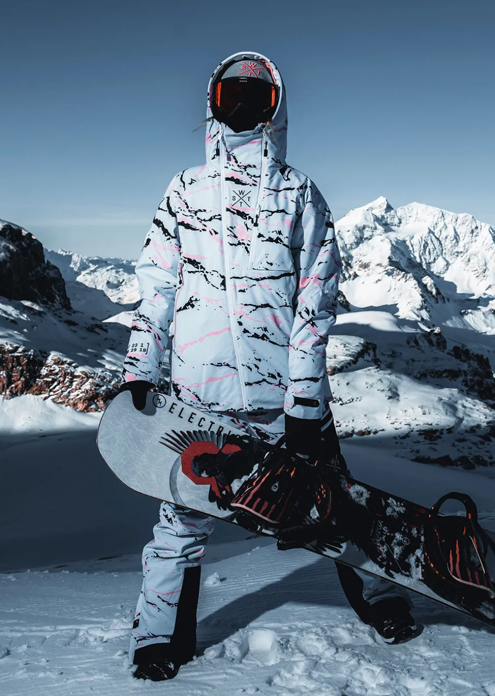 Veste de ski Venom-G - Camouflage Bleu Clair