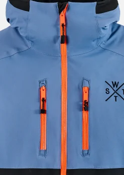 Veste de ski X-Blow - Bleu Gris