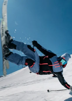 Veste de ski X-Blow - Bleu Gris