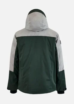Veste de ski X-Blow - Gris Tie and Dye et Vert Fluo
