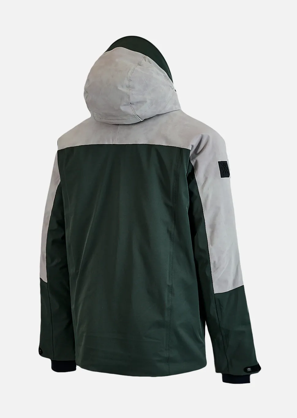 Veste de ski X-Blow - Gris Tie and Dye et Vert Fluo