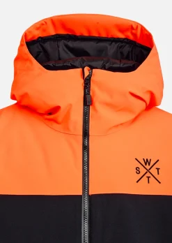 Veste de ski X-Gamma - Noir et Orange Fluo