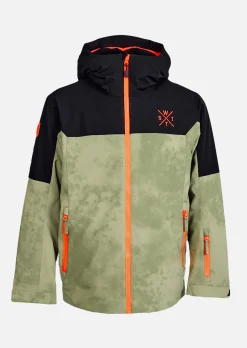 Veste de ski X-Gamma - Olive Tie and Dye
