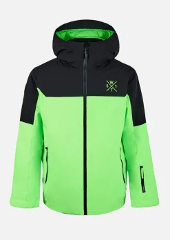 Veste de ski X-Gamma junior - Vert Fluo