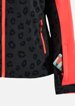 Veste de ski X-Ices junior - Imprimé Léopard