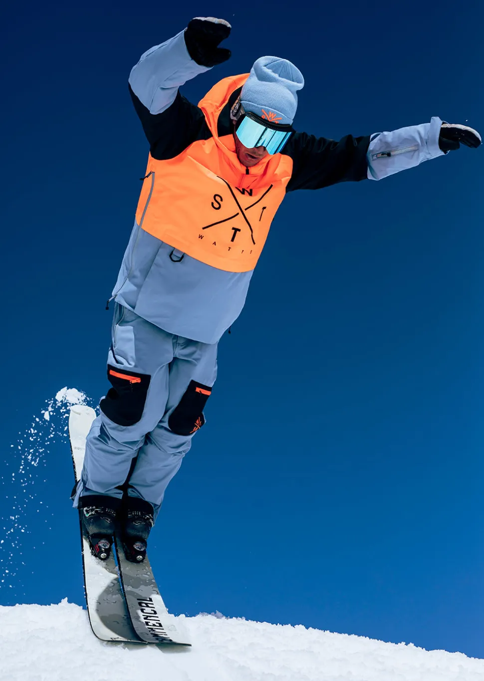 Veste de Ski X-Metod - Bleu Gris