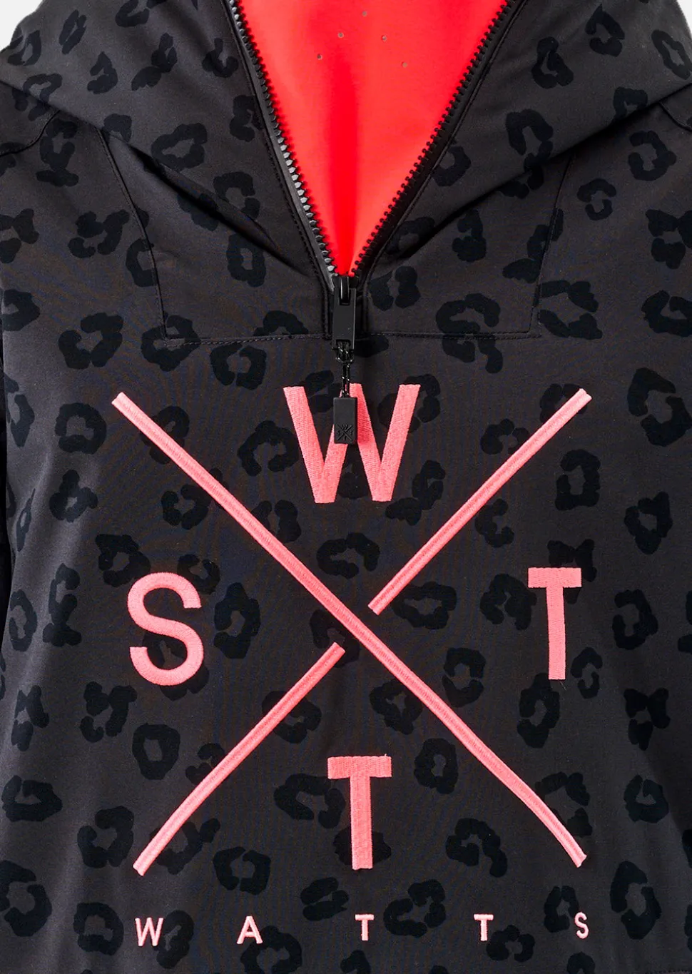 Veste de ski XMETOD-G - Imprimé Léopard Noir