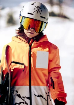 Veste de ski X-Temper junior - Camouflage Blanc