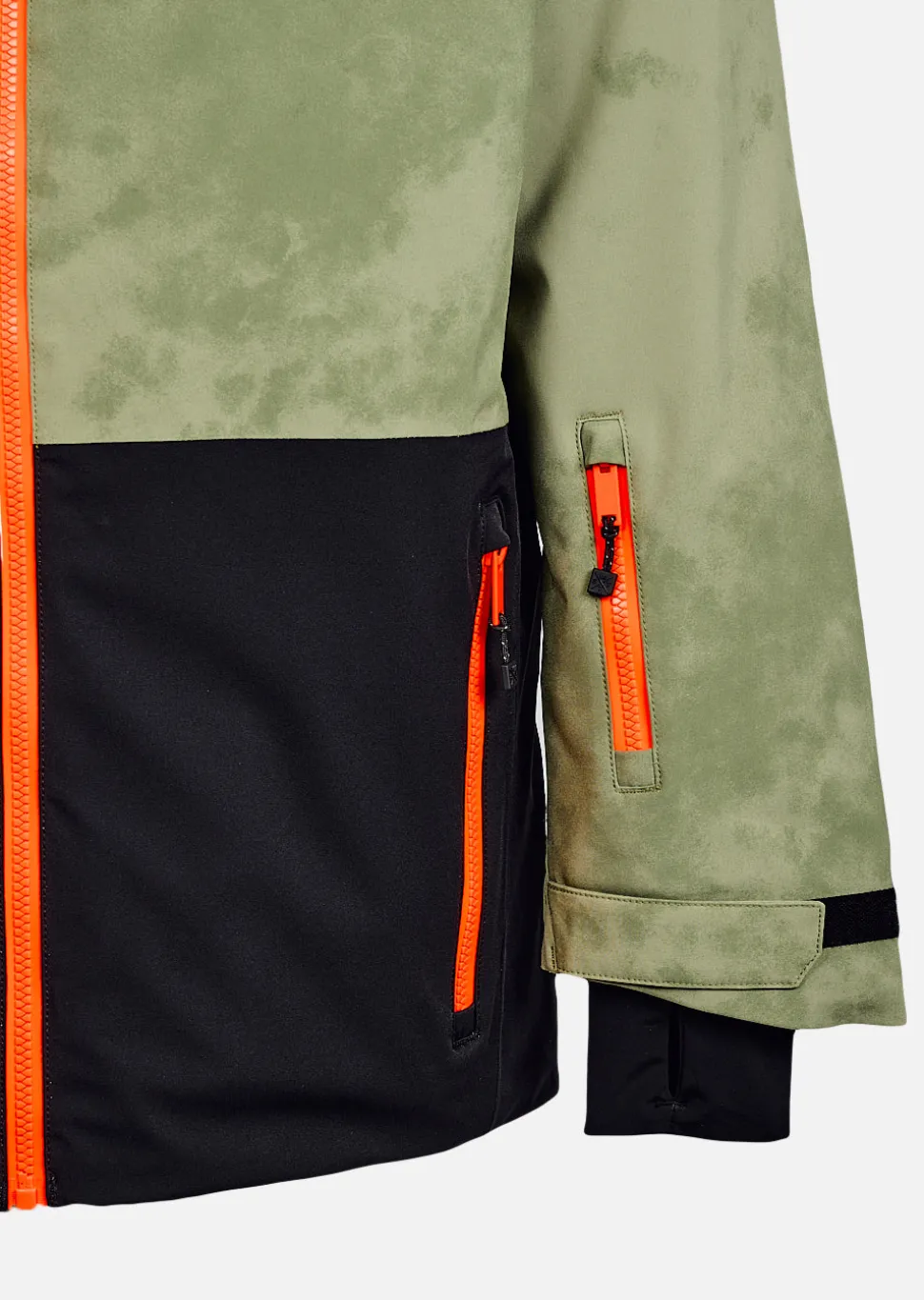Veste de ski X-Temper junior - Olive Tie and Dye