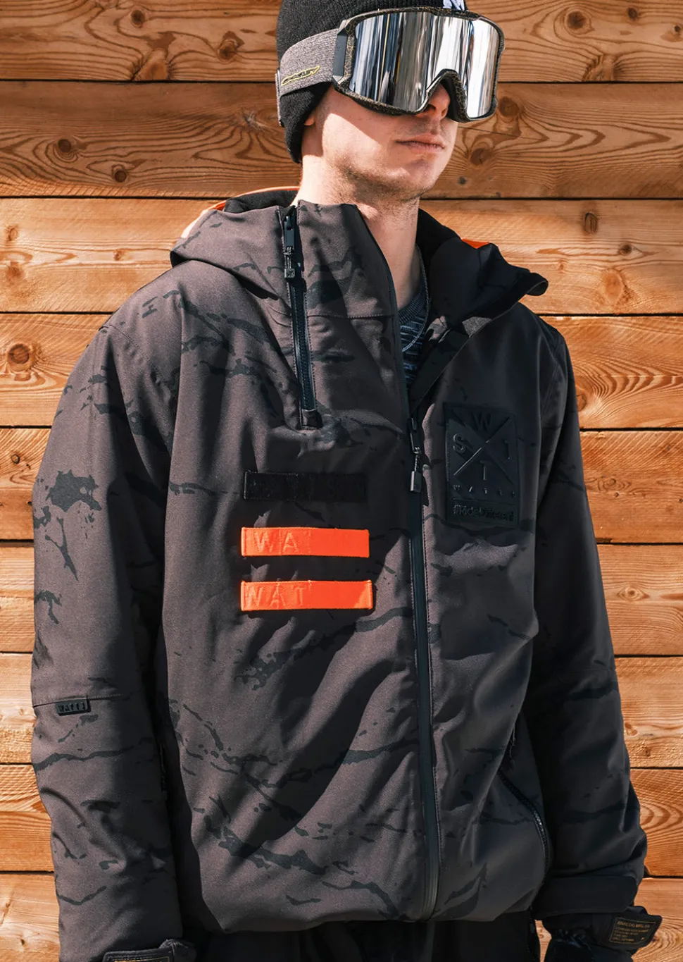 Veste de ski X-Wear - Camouflage Gris Anthracite
