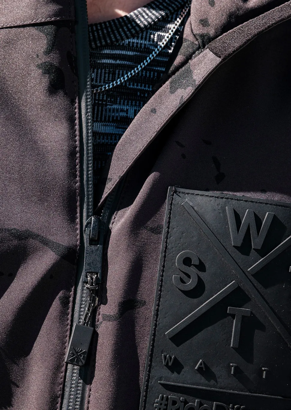 Veste de ski X-Wear - Camouflage Gris Anthracite