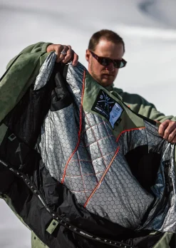 Veste de ski X-Wear - Olive Tie and Dye