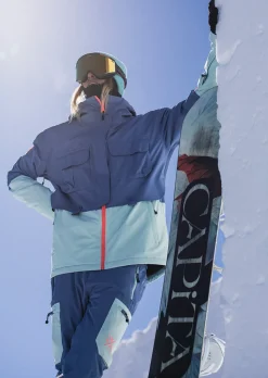 Veste de ski X-Wire - Bleu Gris